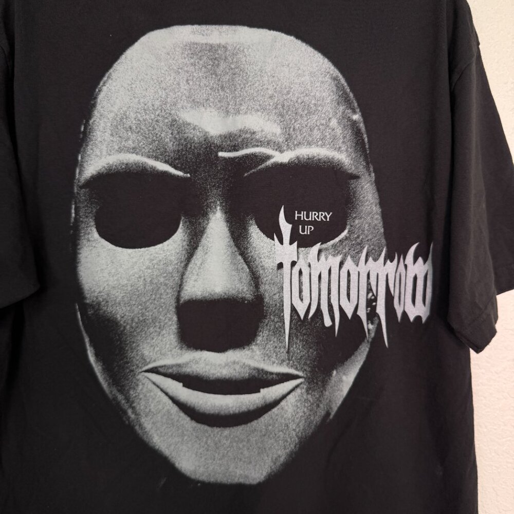 The Weeknd Hurry Up Tomorrow Shirt Mens Medium The Mask Art Graphic T Streetwear - Picture 5 of 11